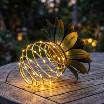 ASTRID - Pineapple-shaped Solar-powered Hanging Lamps with 600 mAh Battery for Outdoor Use