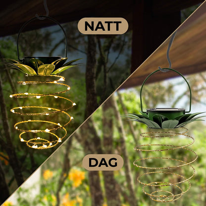 ASTRID - Pineapple-shaped Solar-powered Hanging Lamps with 600 mAh Battery for Outdoor Use