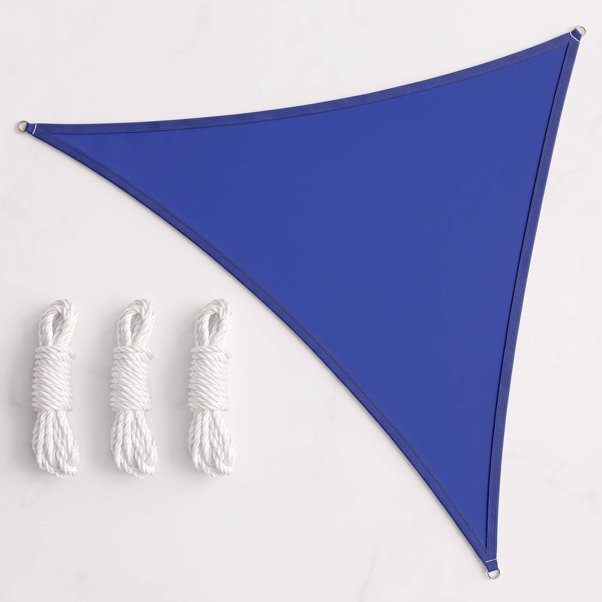 AXEL – Triangular Sun Sail with UV Protection – HDPE Shade Sail for Patio, Garden and Balcony