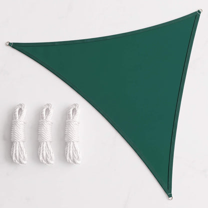 AXEL – Triangular Sun Sail with UV Protection – HDPE Shade Sail for Patio, Garden and Balcony