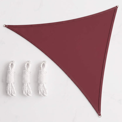 AXEL – Triangular Sun Sail with UV Protection – HDPE Shade Sail for Patio, Garden and Balcony