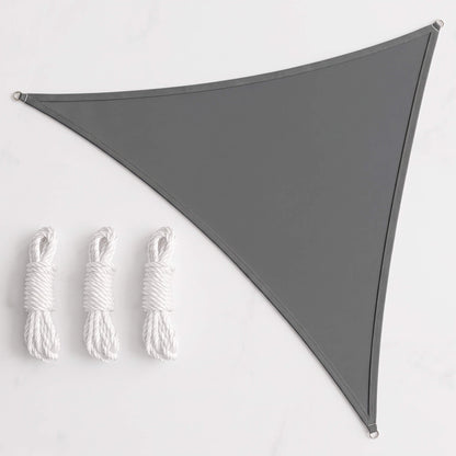 AXEL – Triangular Sun Sail with UV Protection – HDPE Shade Sail for Patio, Garden and Balcony