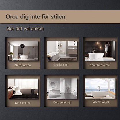 AdheLock - Selvklæbende vægophæng i aluminium med stærk 3M-klæbning til badeværelse og køkken i sort, hvid og grå