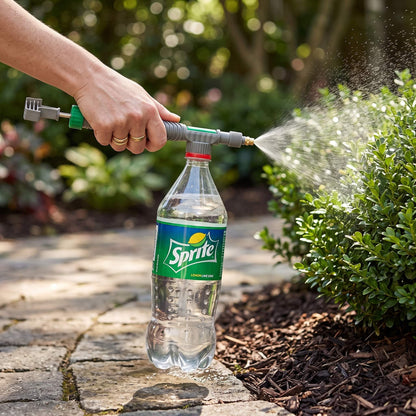 CECILIA – Adjustable Water Bottle Pump With Spray Function – Portable Garden Sprayer for Watering and Cleaning