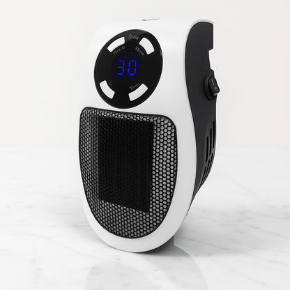 SAGA – Portabel Elektrisk Värmare med LED-display, Timer & Justerbar Temperatur