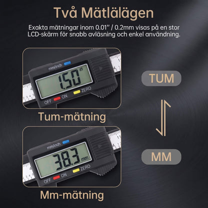 DAGMAR – Digital Calliper With LCD Screen – Electronic Measuring Tool for Precise Measurements to 0.1mm