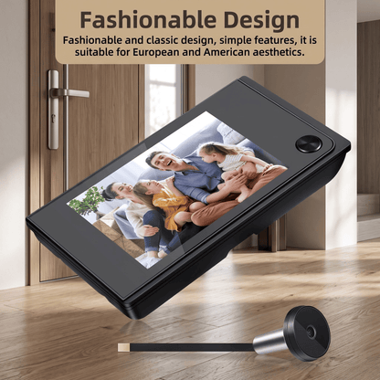 DAGNY – Digital Dörrspion med 3.5" LCD-Skärm och 120° Vidvinkel – Trådlös Dörrkamera för Hemmet