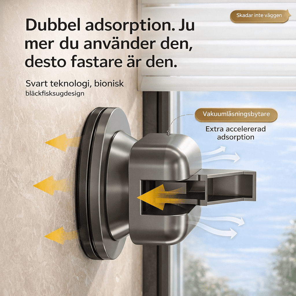 DAHLIA – Étagère murale à ventouses sans perçage pour salle de bain et cuisine, panier de rangement mural en alliage d'aluminium avec drain et bord de protection