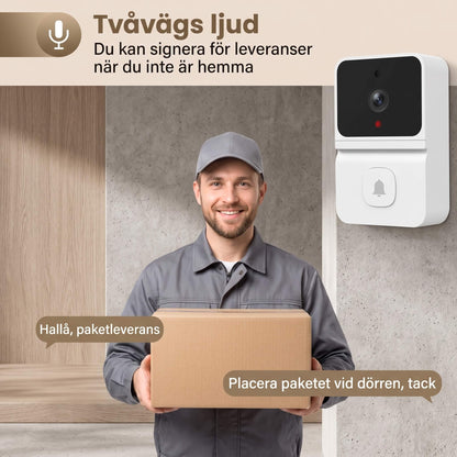 ELIAS – Smart Wireless Video Doorbell – WiFi Doorbell With Cloud Storage and Infrared Night Vision
