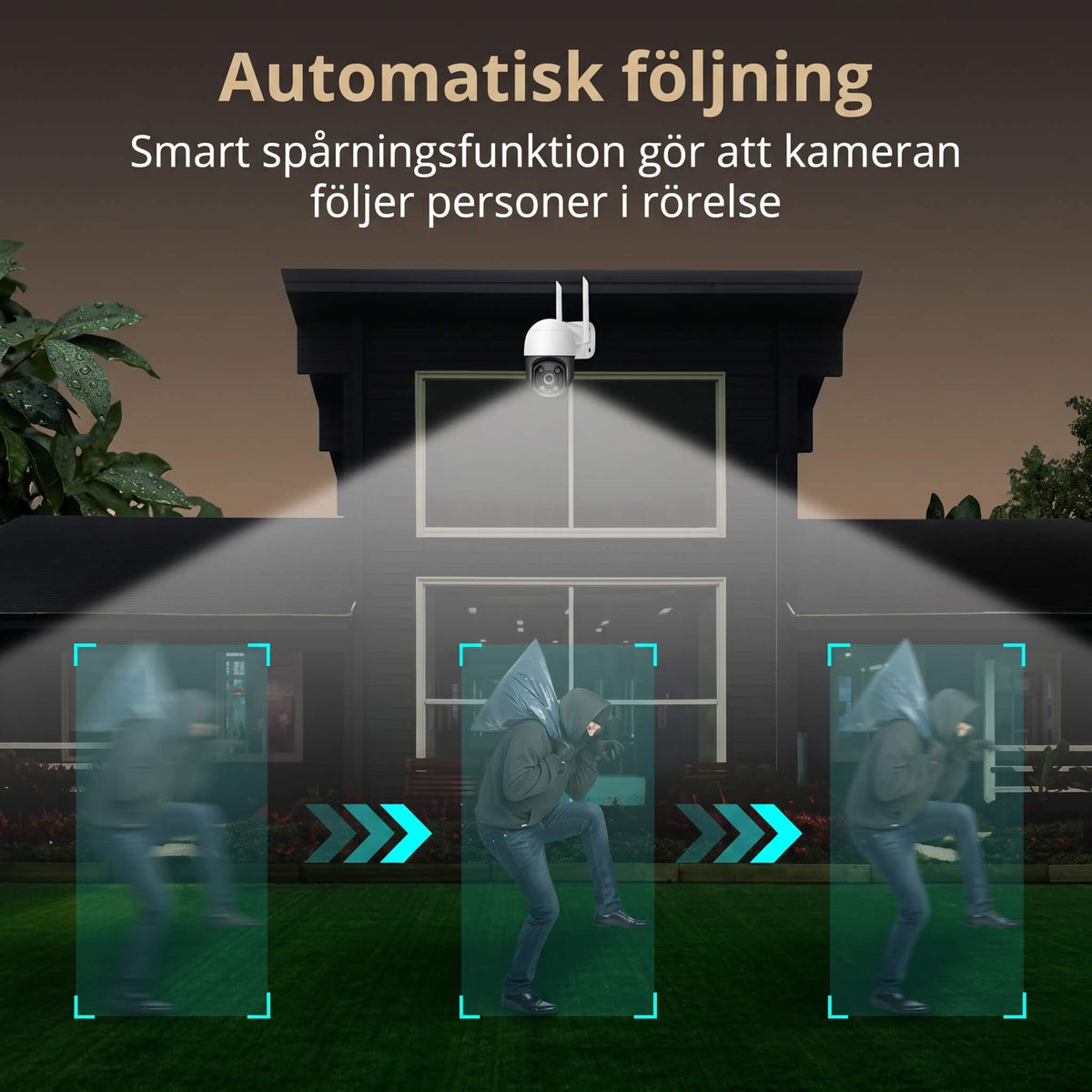 ELLA – 4K Surveillance Camera With AI Humanoid Detection – Waterproof WiFi Security Camera With Colour Night Vision