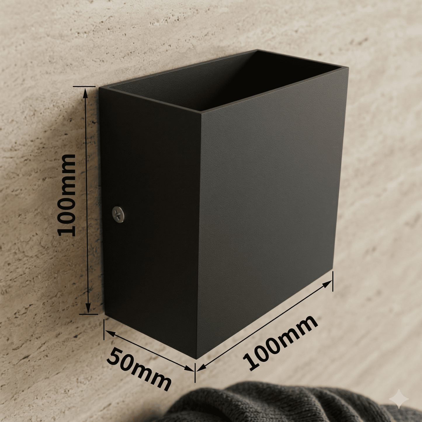 ELORA – Lampe murale moderne en aluminium avec éclairage LED bidirectionnel et design élégant.