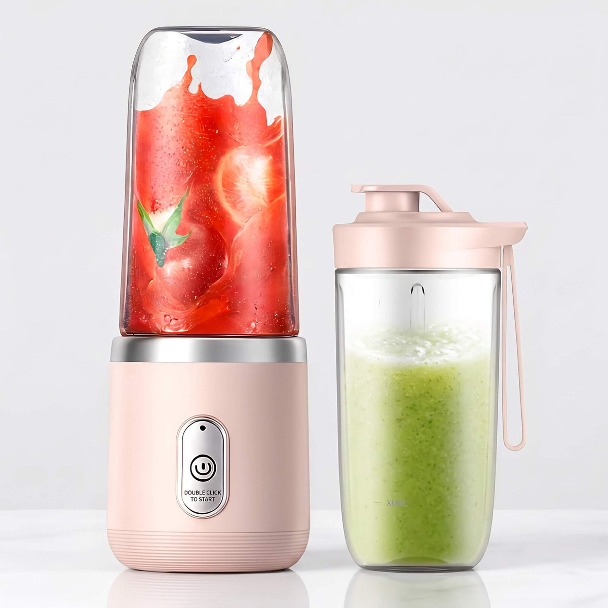 EMIL – Portable Blender 400 ml with USB Charging – Cordless Juice and Smoothie Blender for Home, Travel and Camping