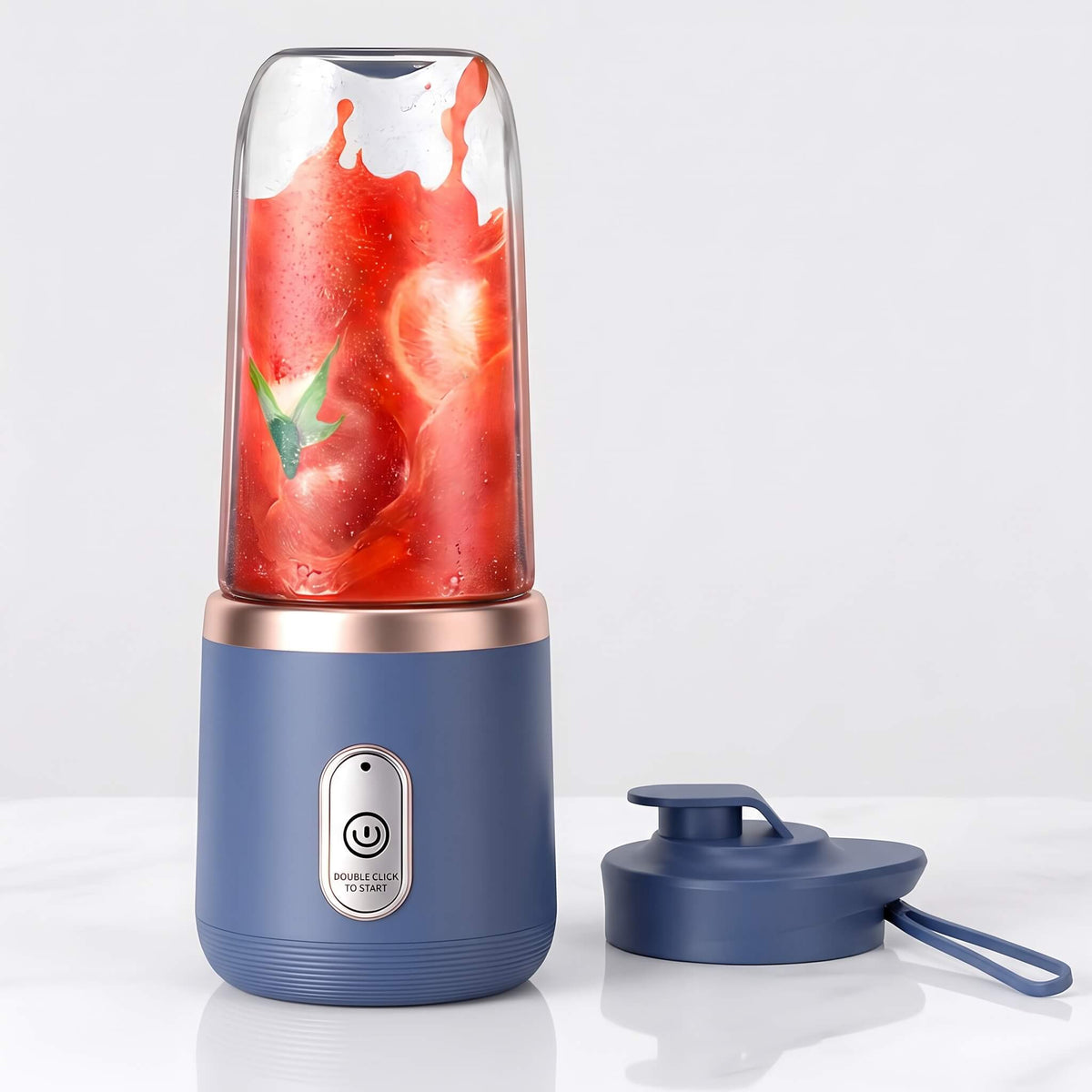 EMIL – Portable Blender 400 ml with USB Charging – Cordless Juice and Smoothie Blender for Home, Travel and Camping