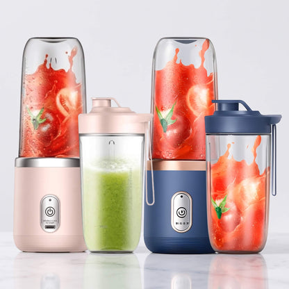 EMIL – Portable Blender 400 ml with USB Charging – Cordless Juice and Smoothie Blender for Home, Travel and Camping