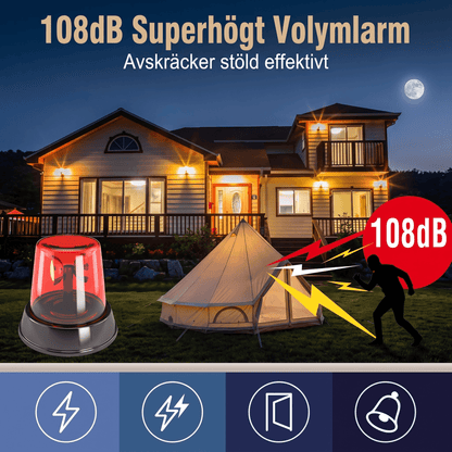 ESTER – Trådlöst Dörr- och Fönsterlarm med Magnetsensor – 108dB Inbrottslarm för Hem och Fönster