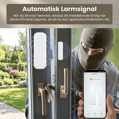 FELICIA – Smart Zigbee Dörr- och Fönstersensor – Trådlöst Larm för Smart Hem med Tuya och Smart Life