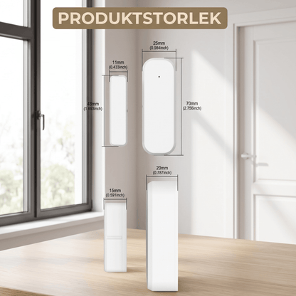 FELICIA – Smart Zigbee Dörr- och Fönstersensor – Trådlöst Larm för Smart Hem med Tuya och Smart Life