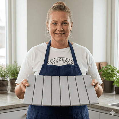 FREYA – Tapis essuie-pieds pliable pour cuisine avec base antidérapante et surface absorbante