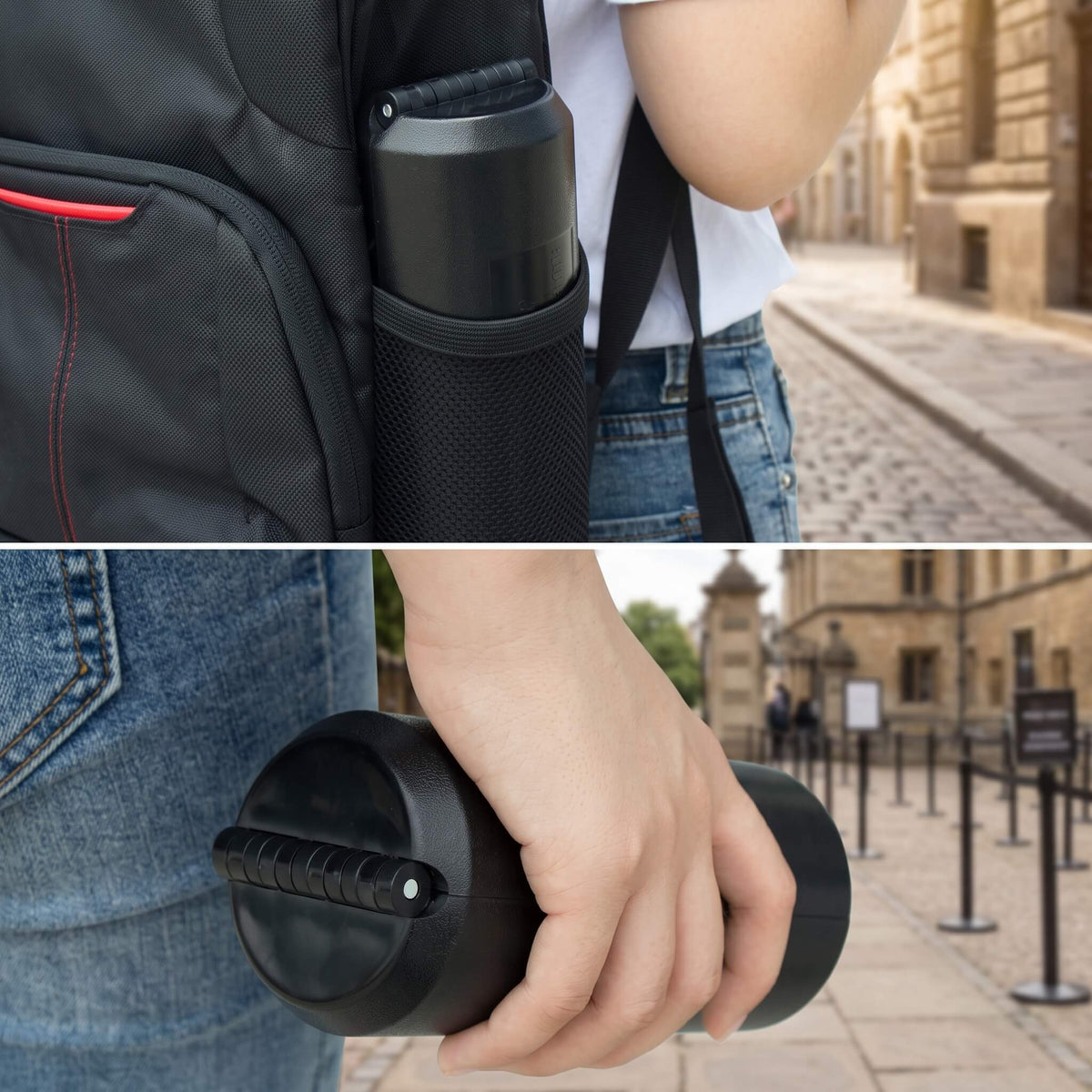 FlexSeat - Tabouret télescopique pliant réglable pour l'extérieur, les voyages et l'usage quotidien