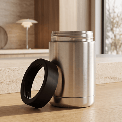 FrostCan – Double-walled Stainless Steel Cooler for 30-35cl Slim Cans & Bottles