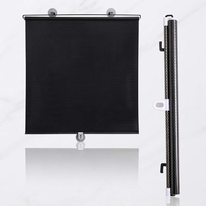 GUNNAR – Blackout Roller Blind with Suction Cups – No Drilling, Retractable and Portable for Home, Travel and Car