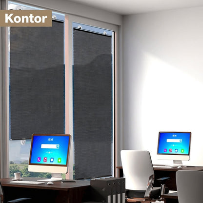 GUNNAR – Blackout Roller Blind with Suction Cups – No Drilling, Retractable and Portable for Home, Travel and Car