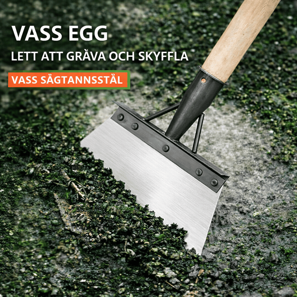 NordStål MultiSpade - Multifunktionell Utomhus Trädgårdsskrapa