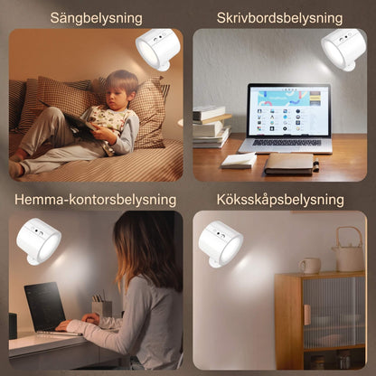 NordGlow – Magnetic LED Wall Lamp with Dual Light Sources | Flexible Lighting for Every Corner of Your Home