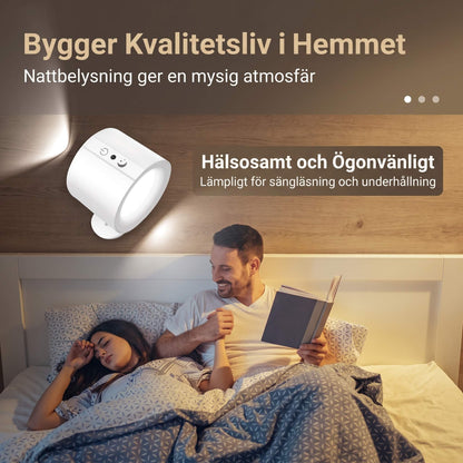 NordGlow – Magnetic LED Wall Lamp with Dual Light Sources | Flexible Lighting for Every Corner of Your Home