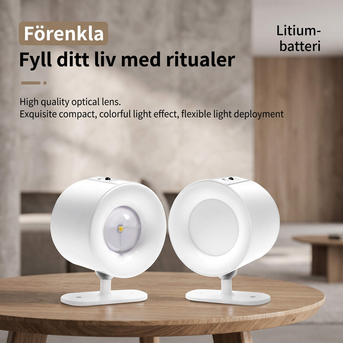 NordGlow – Magnetic LED Wall Lamp with Dual Light Sources | Flexible Lighting for Every Corner of Your Home