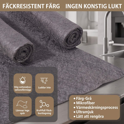 ShineWeave – Multifunktionell Mikrofiberduk för Fönster, Glas, Kök & Bilinteriör