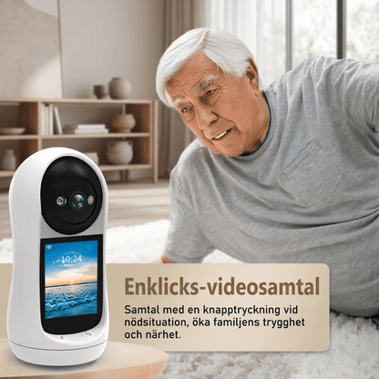 GuardEase – Trådløs Babyvakt & Sikkerhetskamera med 3MP, 360° Visning & Gråtidentifisering