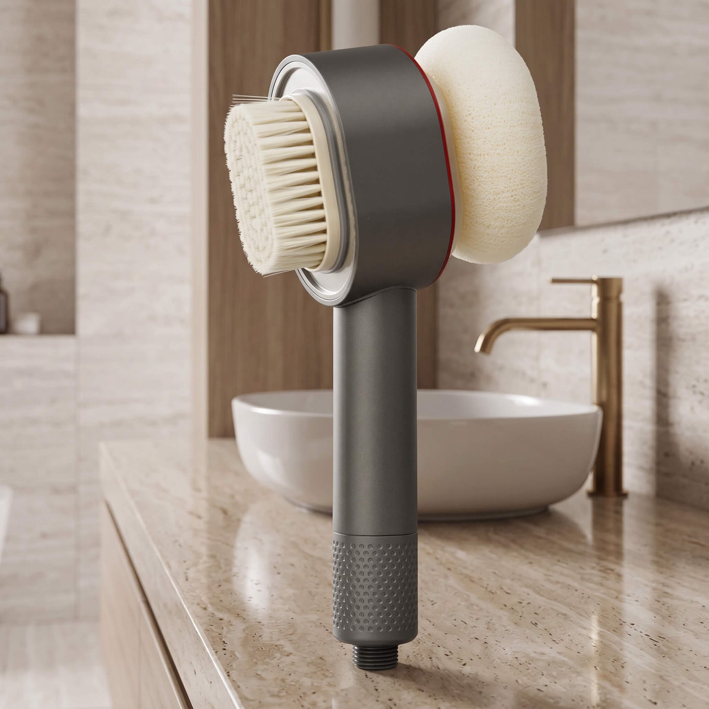 HydraLuxe – Handbrause mit Mehrwegefilter, hohem Wasserdruck und VC Plant Fragrance Filter Cartridge für ein frischeres Duscherlebnis