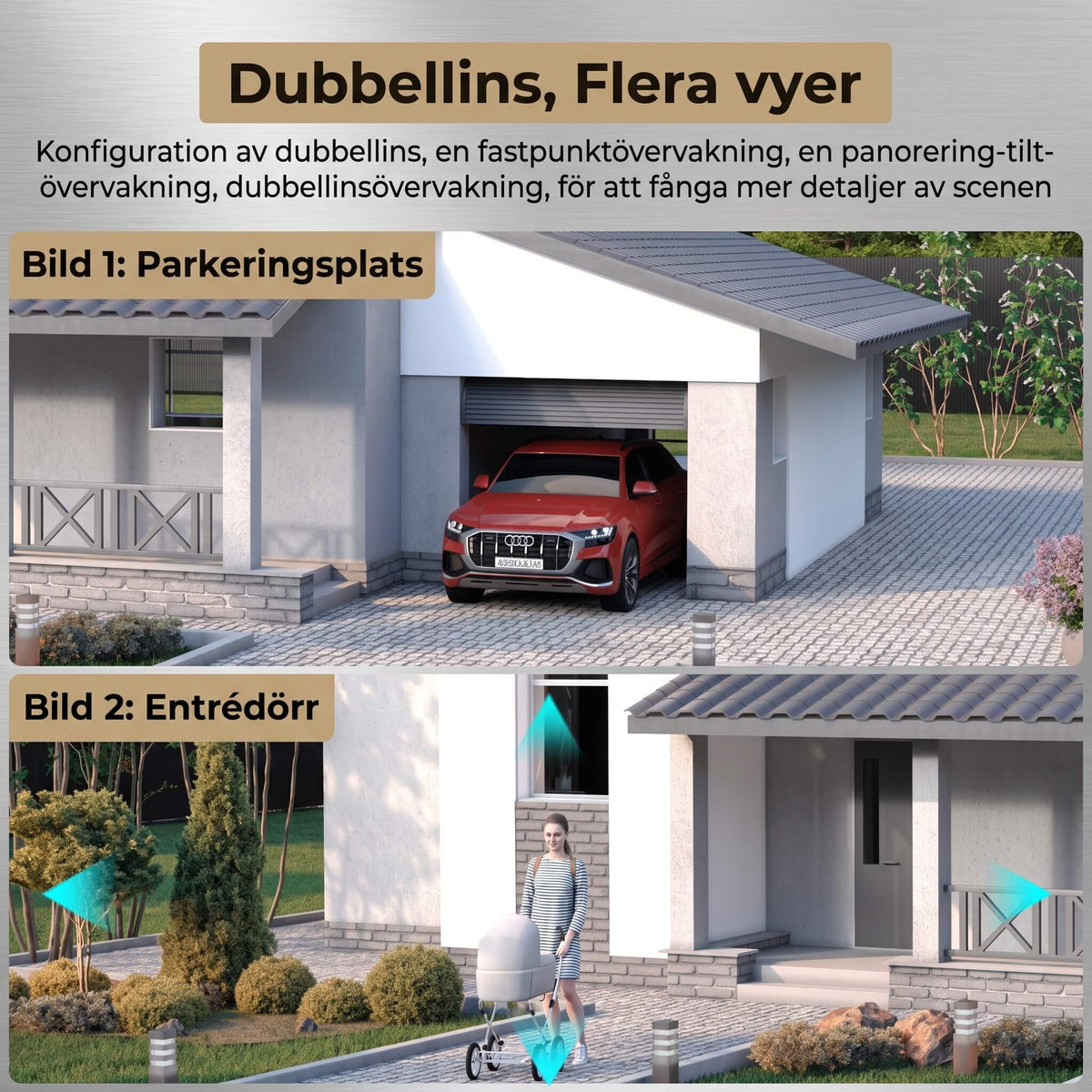 ISAK - 8MP WiFi Surveillance Camera with Dual Lenses