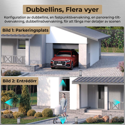 ISAK - 8MP WiFi Surveillance Camera with Dual Lenses