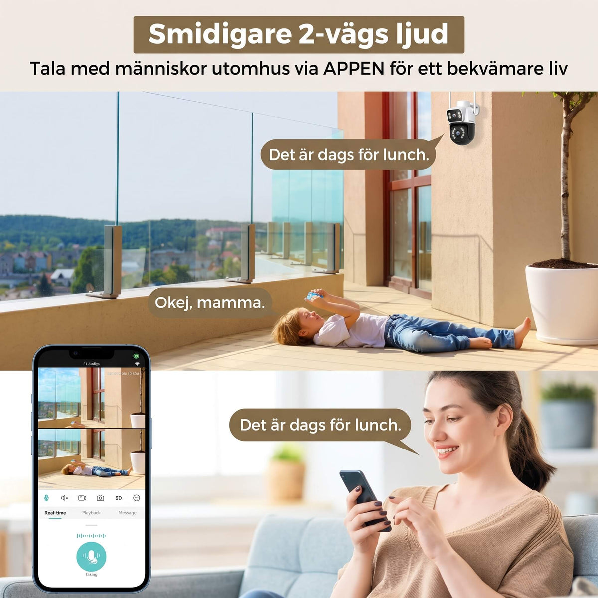 ISAK - 8MP WiFi Surveillance Camera with Dual Lenses