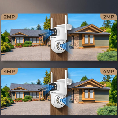 ISAK - 8MP WiFi Surveillance Camera with Dual Lenses