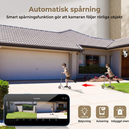 ISAK - 8MP WiFi Surveillance Camera with Dual Lenses