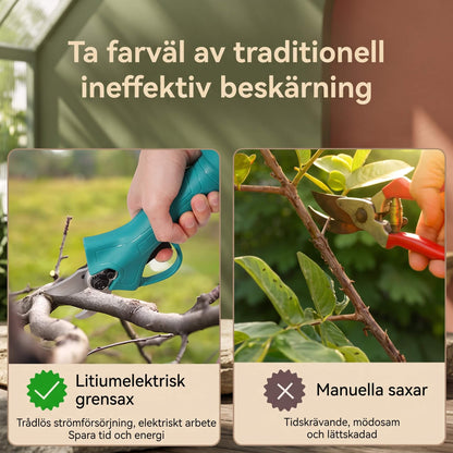 JESPER - Rechargeable Cordless Shears for Easy and Clean Garden Trimming