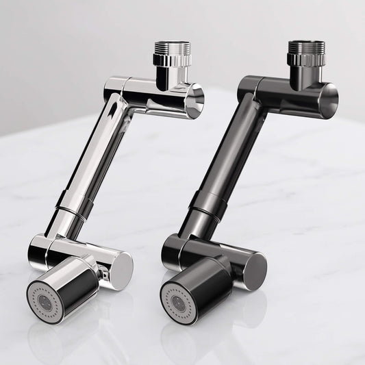 LINUS – Rallonge de Robinet Rotative 1440° avec Deux Modes de Jet – Embout Économiseur d'Eau pour Cuisine et Salle de Bain