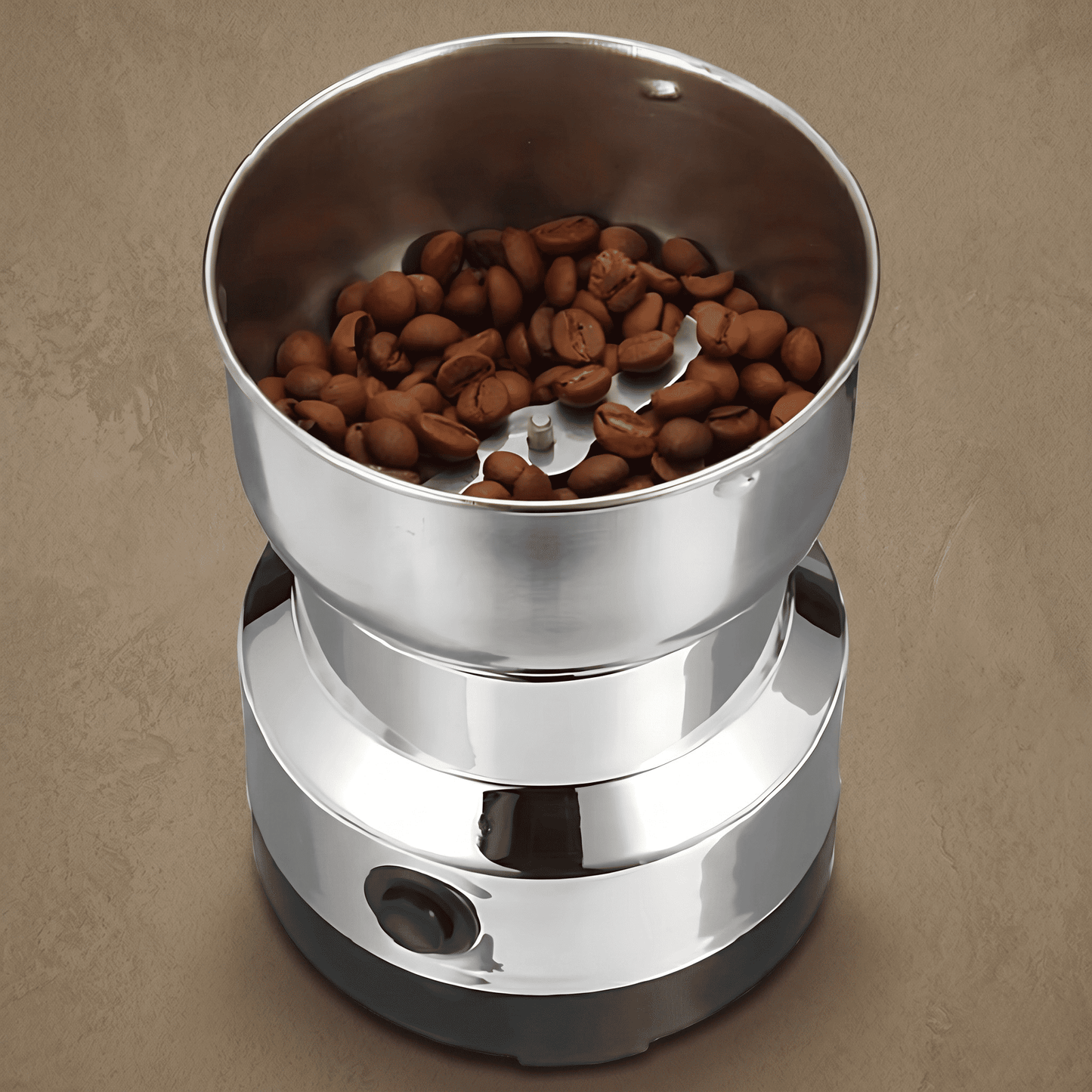 LIVIA – Elektrisk Mini-Kvern for Kaffe, Krydder & Babymat, Ultrafin Maling