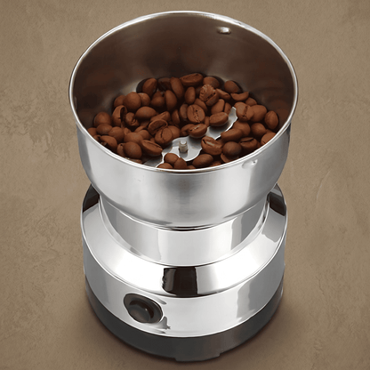 LIVIA – Elektrisk Mini-Kvern for Kaffe, Krydder & Babymat, Ultrafin Maling