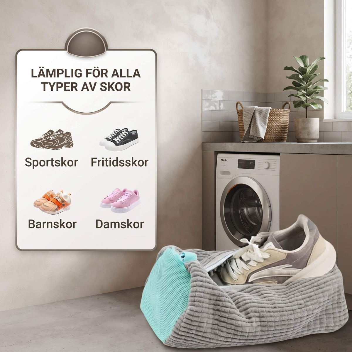 LintoBag – Skopose for Maskinvask | Beskytt Skoene Dine og Forleng Levetiden