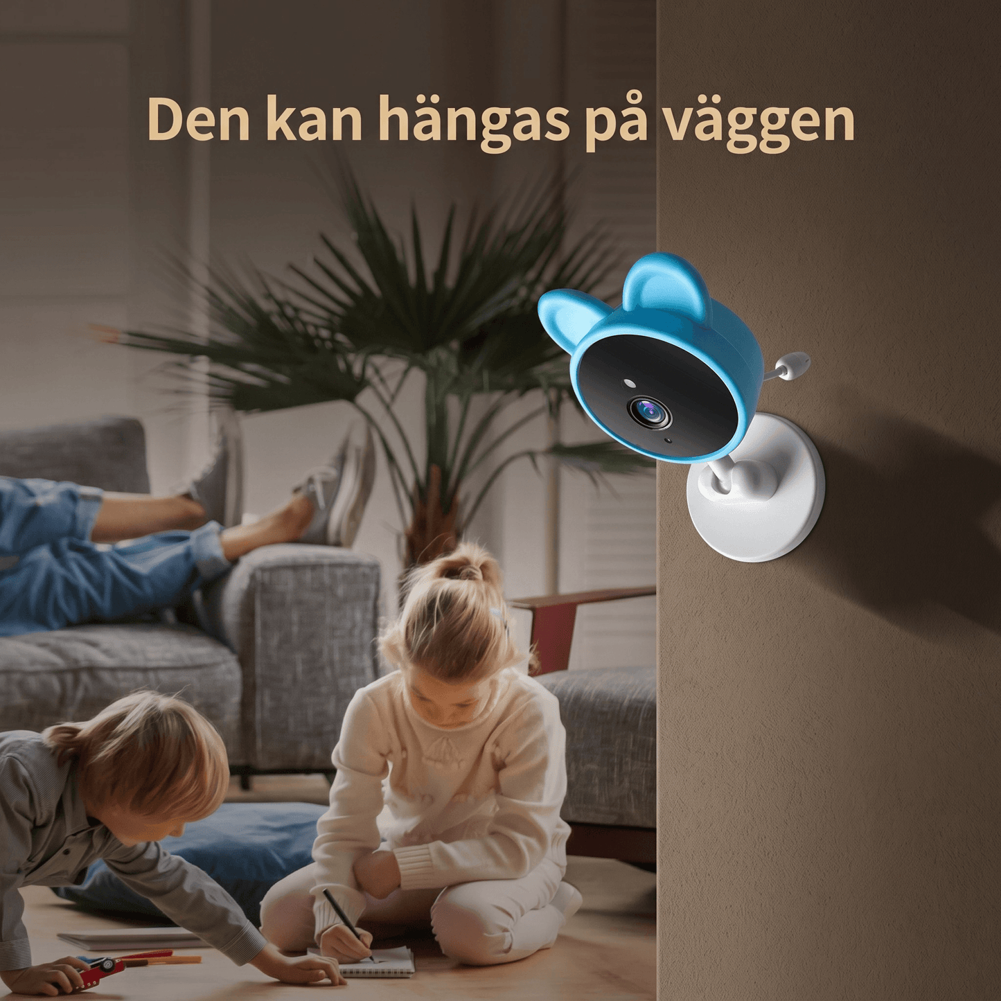 LullaView – Smart Babymonitor med Nattsyn, Temperaturovervåking & Trådløs Tilkobling
