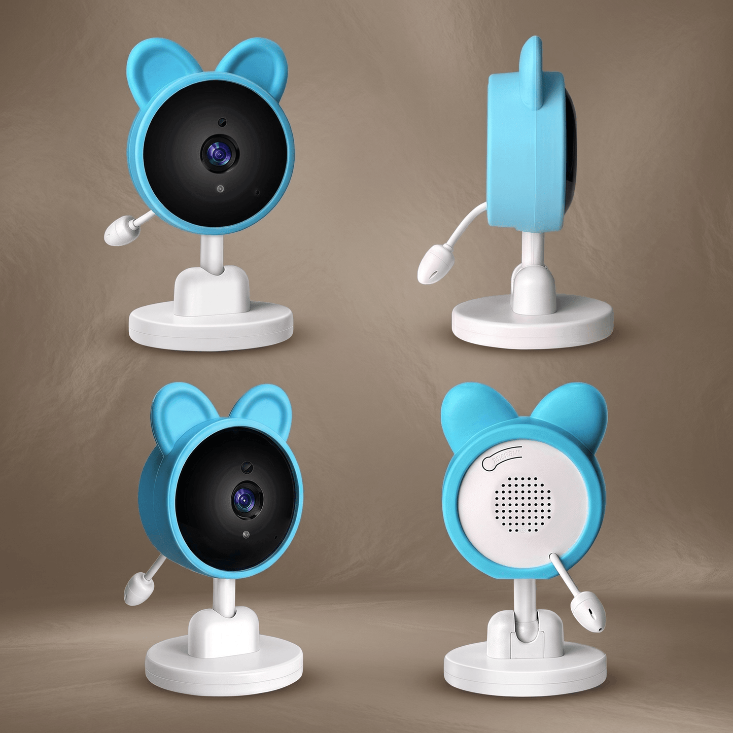 LullaView – Smart Babymonitor med Nattsyn, Temperaturovervåking & Trådløs Tilkobling