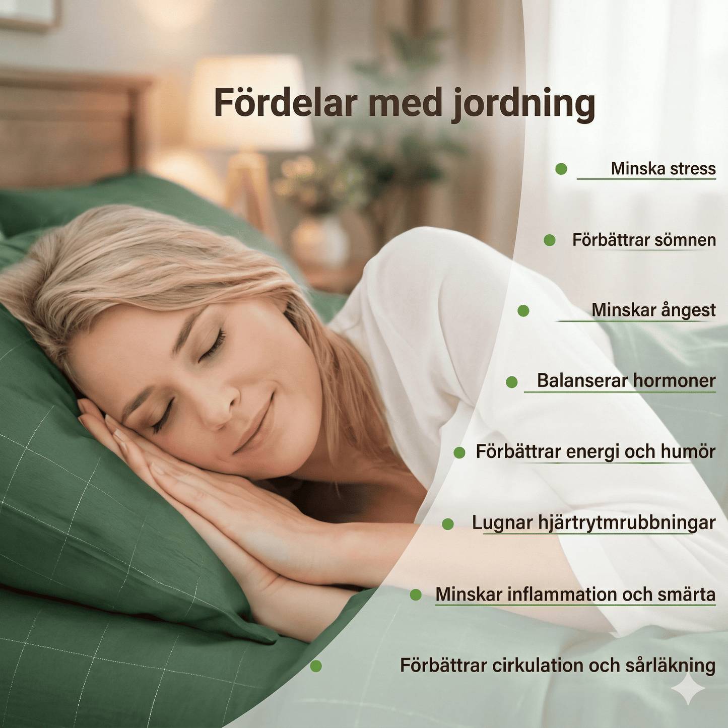 MAEVE – Jordende Laken i Økologisk Bomull med Ledende Sølvfiber for Bedre Søvn & Velvære