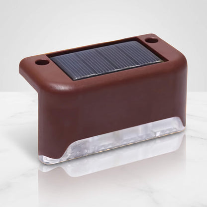 MATILDA – Solarleuchte mit LED für Treppen, Geländer, Zäune und Wege – Wasserdichte IP65-Außenbeleuchtung