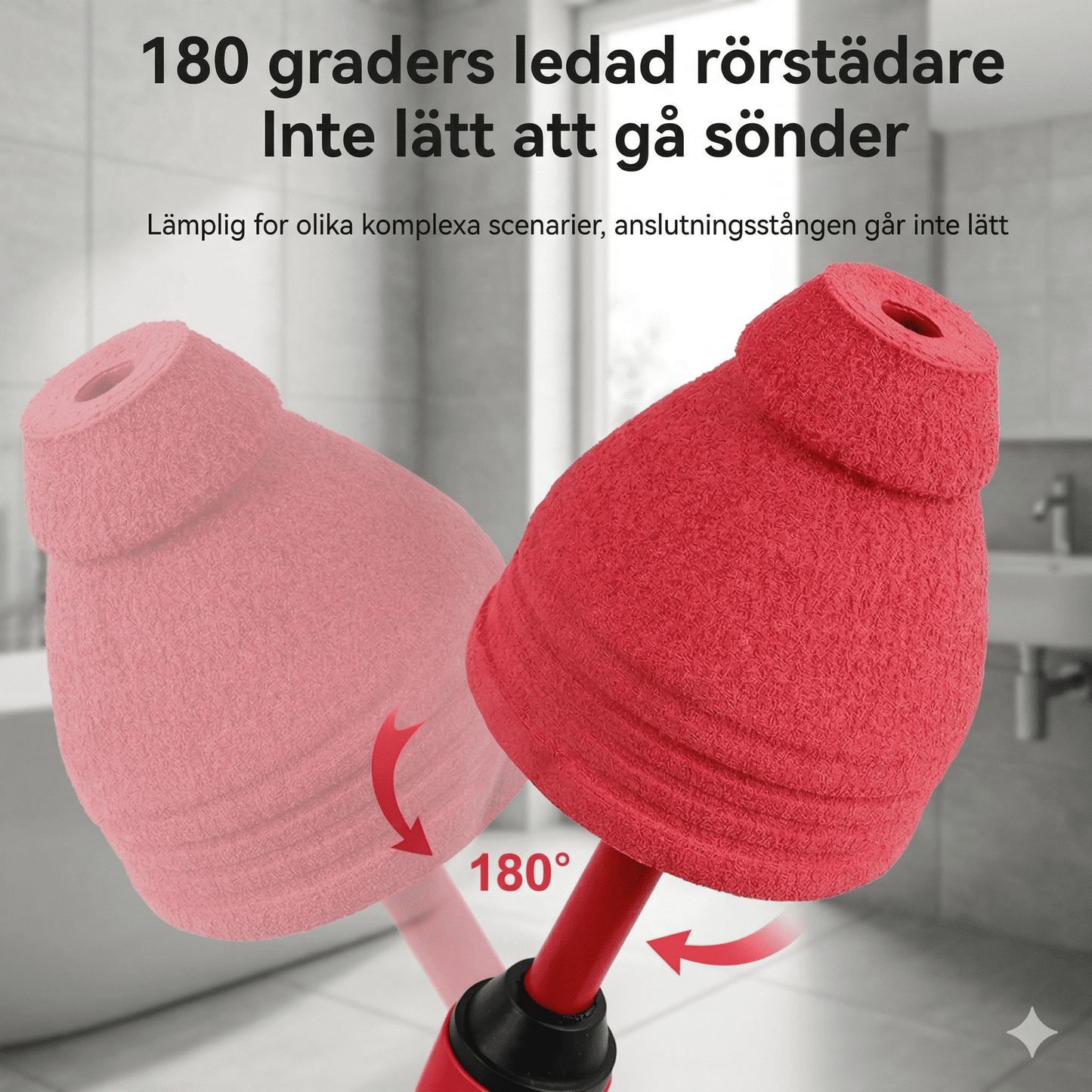 MIEL – Högtrycksavloppsrensare för Toalett & Avlopp med Pneumatisk Kraft