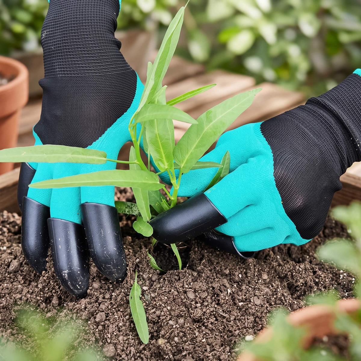 OLIVER – Garden Gloves With Detachable Claws – Waterproof Gloves for Digging and Planting