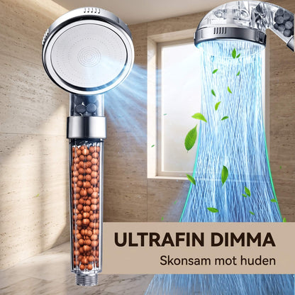 PureHaven – Handbrause mit doppelter Filterung, hohem Wasserdruck und wassersparendem Design für das Badezimmer